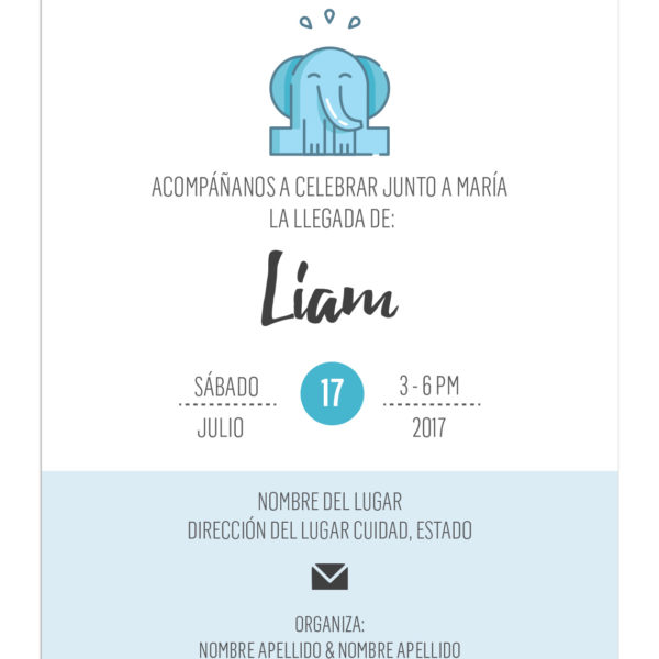 Invitación Baby Shower Patito para tu evento Oh Yupi Yei